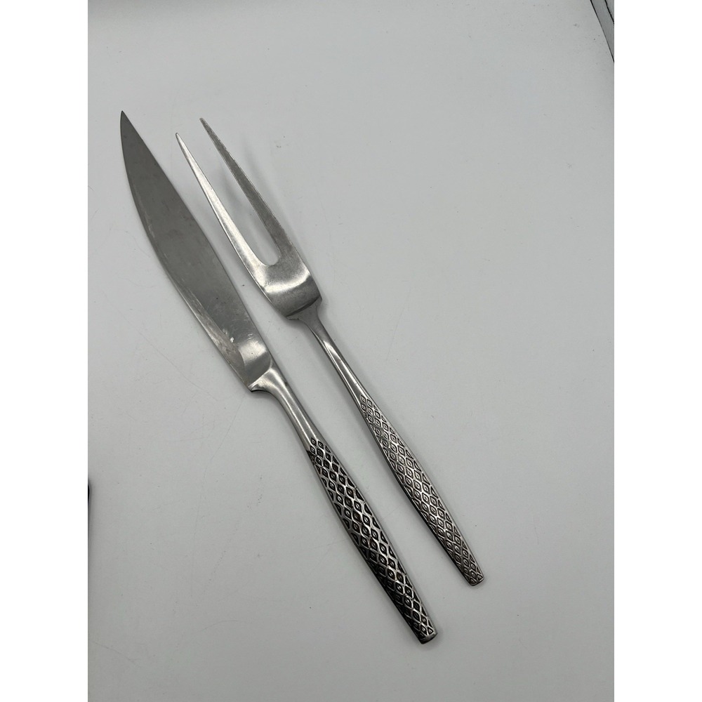 Lot Of 3 Dansk Stainless Variation IV Germany Large‎ Carving Set & Cheese Cutter
